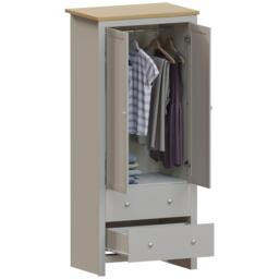 Lassic Vida Designs Arlington 2 Door 2 Drawer Wardrobe - thumbnail 8