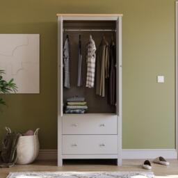Lassic Vida Designs Arlington 2 Door 2 Drawer Wardrobe - thumbnail 4