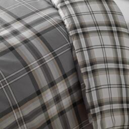 Catherine Lansfield Kelso Check Reversible Duvet Cover Set - thumbnail 4