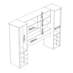 Jack Wills Lancaster Overbed Store Unit - thumbnail 9