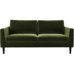 Jack Wills Jude 3 Seat Sofa in Velvet - thumbnail 1