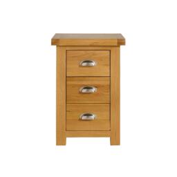 Birlea Woburn Large 3 Drawer Bedside Table - thumbnail 6