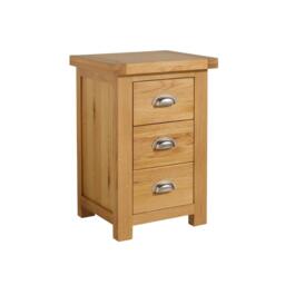 Birlea Woburn Large 3 Drawer Bedside Table - thumbnail 5