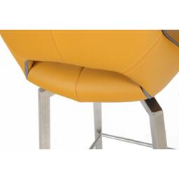 Shankar Mayfair Faux Leather Swivel Bar Chair - thumbnail 6