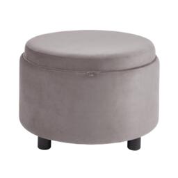 GFW Leylani Tray Table Storage Stool Grey - thumbnail 5