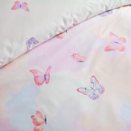 Catherine Lansfield Ombre Butterflies Reversible Duvet Cover Set - thumbnail 4