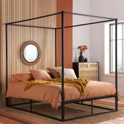Birlea Farringdon 4 Poster Metal Bed - thumbnail 1