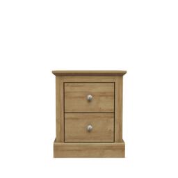 LPD Devon 2 Drawer Bedside Cabinet - thumbnail 2