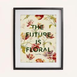 Laura Ashley Gosford Slogan Print in a Black Frame - thumbnail 1