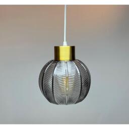 K Living Leaves Smokey Glass Light Pendant - thumbnail 3