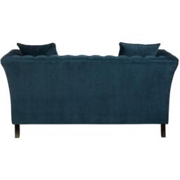 Fifty Five South Sabrina Two Seat Midnight Velvet Sofa - thumbnail 2