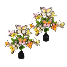 Streetwize Pack of 2 Solar Butterfly Decoration Light