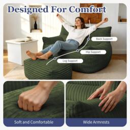 Urban Meuble SOFA Corduroy with Ottoman - thumbnail 7