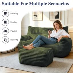 Urban Meuble SOFA Corduroy with Ottoman - thumbnail 9