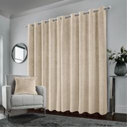 Enhanced Living Hampton Velvet 100% Blackout Thermal Ring Curtain - thumbnail 2