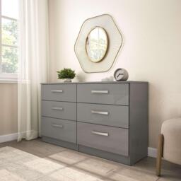 Birlea Lynx 6 Drawer Chest - thumbnail 1