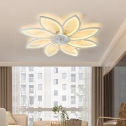 Kabinet UK Modern Flower Shape Ceiling Fan with Light