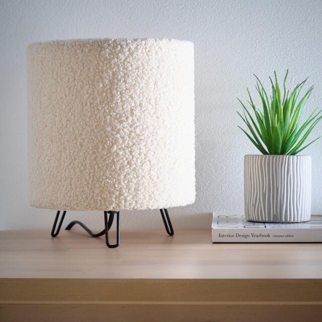 K Living Miami Cream Linen Table Lamp - image 1