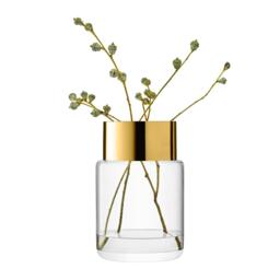 LSA Aurum Vase - Clear/Gold - thumbnail 3