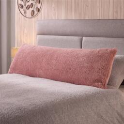 Downland Teddy Fleece Bolster Pillow - thumbnail 1
