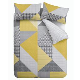 Catherine Lansfield Larsson Geo Reversible Duvet Cover Set - thumbnail 5