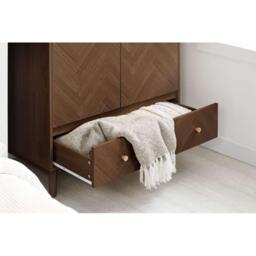 Birlea Herringford 2 Door 1 Drawer Wardrobe - thumbnail 2