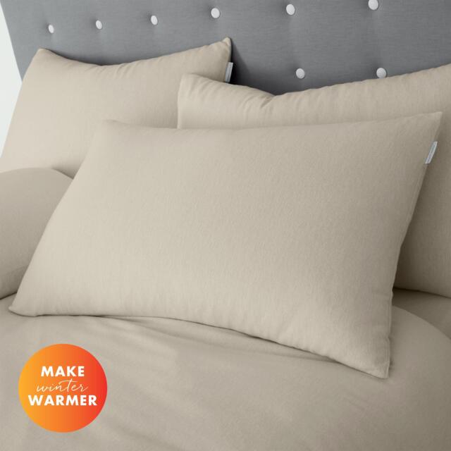 Catherine Lansfield Brushed Cotton Standard Pillow case Pair - image 1