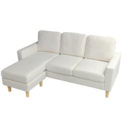 Aspire Pad Compact Sofa with Reversible Chaise - thumbnail 3