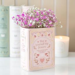 Something Different Pink Book Shaped Vase