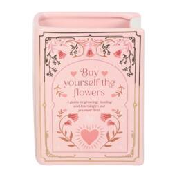 Something Different Pink Book Shaped Vase - thumbnail 3