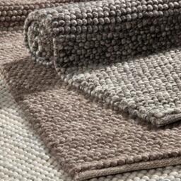 Esselle Delilah Mottled Wool Pebble Taupe Rug 200x290cm - thumbnail 3