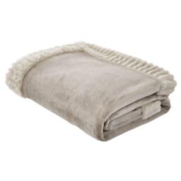 Catherine Lansfield Velvet And Faux Fur Soft Touch Blanket Throw - thumbnail 2