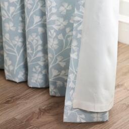 Catherine Lansfield Brooke Floral Lined Pencil Pleat Curtains - thumbnail 4