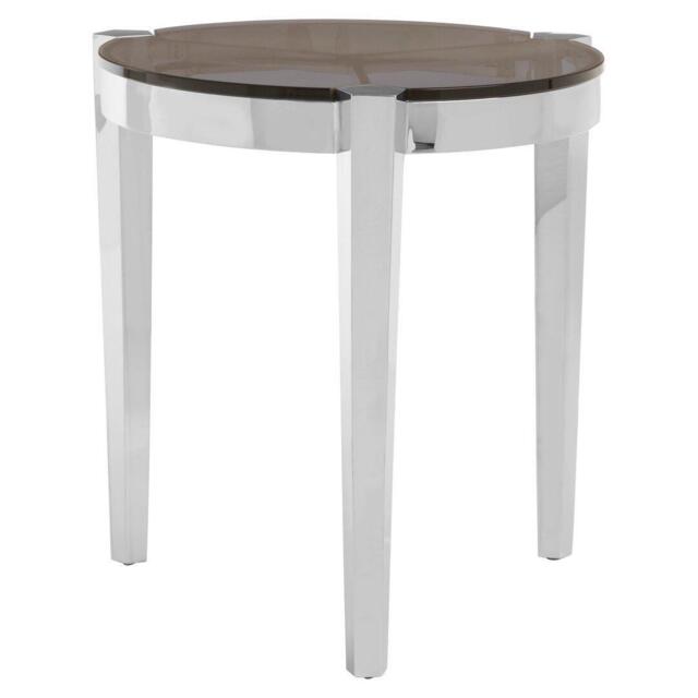 Fifty Five South Piermount Round End Table