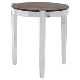 Fifty Five South Piermount Round End Table