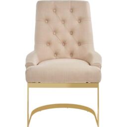 Interiors by Premier Azalea Natural Dining Chair - thumbnail 1