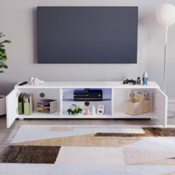 Lassic Vida Designs Cosmo 2 Door Multi LED TV Unit 160cm - thumbnail 4