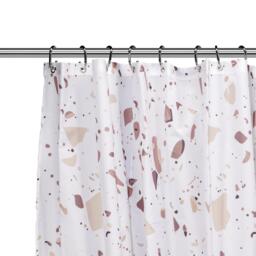 Croydex Terrazzo Print Shower Curtain - thumbnail 2
