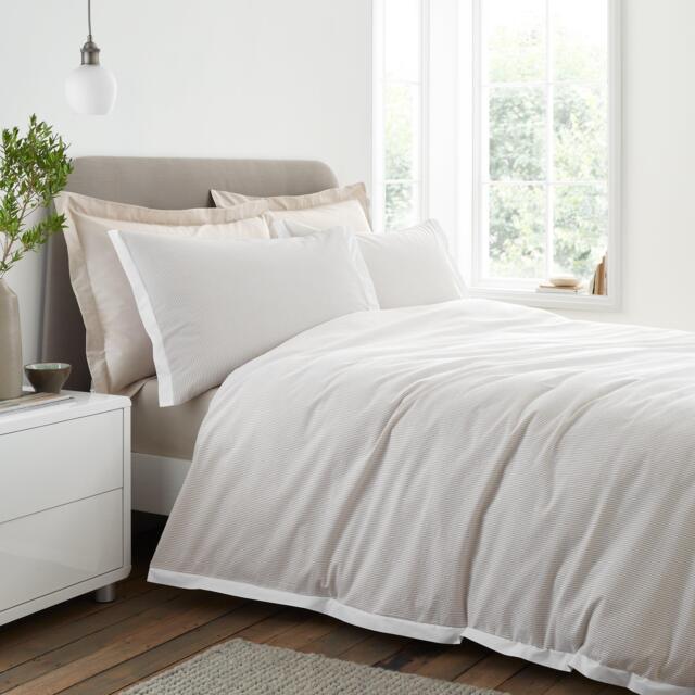 Bianca Seersucker Woven Stripe Duvet Cover Set - image 1