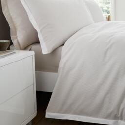 Bianca Seersucker Woven Stripe Duvet Cover Set - thumbnail 4