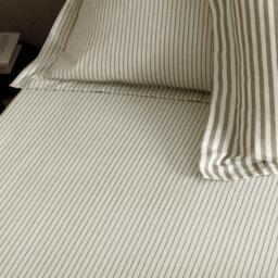 Yard Hebden 100% Cotton Narrow Stripe Fitted Sheet - thumbnail 2