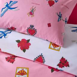 Their Nibs Mon Coeur Cotton Reversible Duvet Cover Set - thumbnail 4