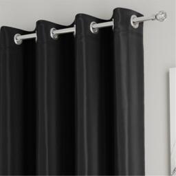 Enhanced Living Plain Supersoft Thermal Blockout Eyelet Curtains - thumbnail 2