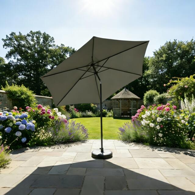 Linea 299cm Crank Weather Resistant Patio Parasol - image 1