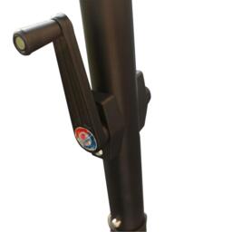 Linea 299cm Crank Weather Resistant Patio Parasol - thumbnail 3