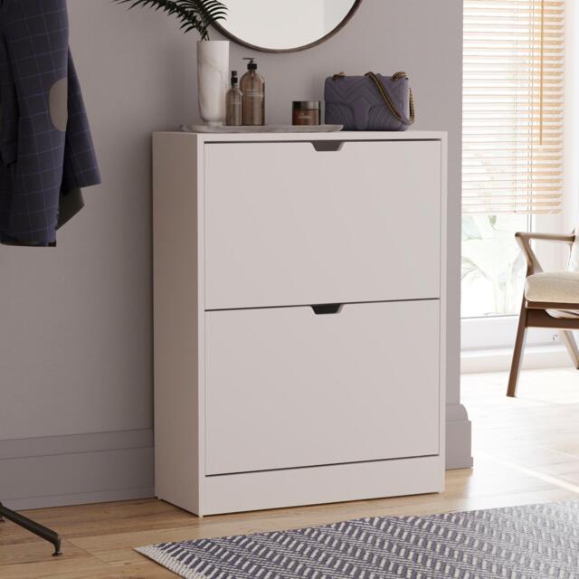 Lassic Vida Designs 2 Drawer Shoe Cabinet (Handle less) - image 1