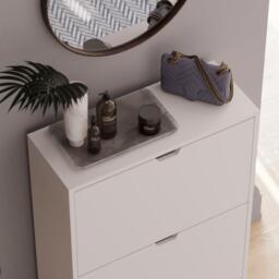 Lassic Vida Designs 2 Drawer Shoe Cabinet (Handle less) - thumbnail 4