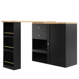 Urban Meuble Modern Black Sideboard Cabinet - thumbnail 8