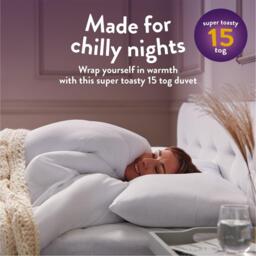 Slumberdown Chilly Nights 15 Tog Duvet & 2 Super Support Pillow - thumbnail 2