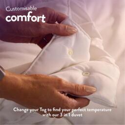 Slumberdown Cosy Nights 15 Tog All Seasons Duvet - thumbnail 3
